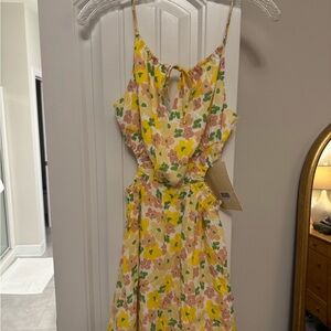 Vibrant Floral Mini Dress